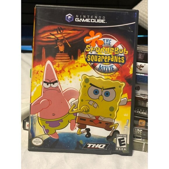 Other - SpongeBob SquarePants Movie (Nintendo GameCube, 2004) Complete In Box Video Game